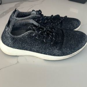Allbirds Men's Wool Runners, Size 10, Natural Black
